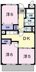 シャルマン今宿の物件間取画像